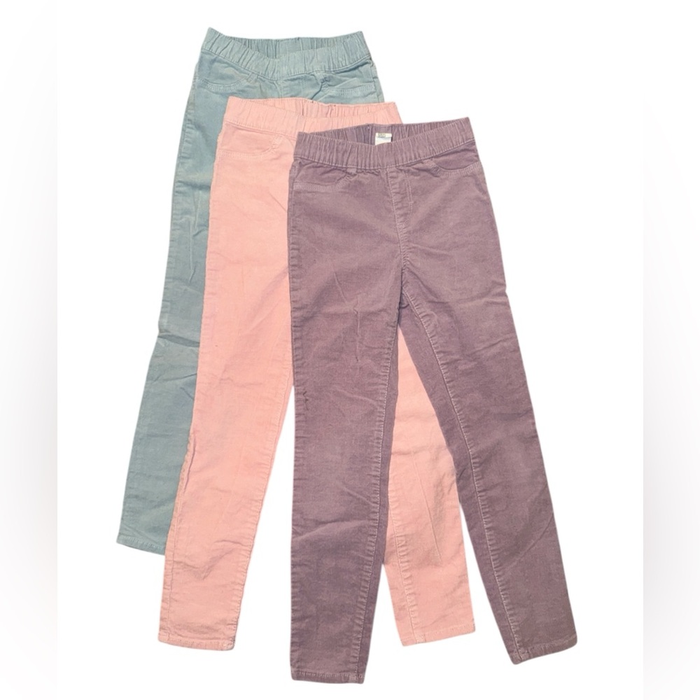 H&M Kids Chords in Pink, Purple, and Green Size 8-9